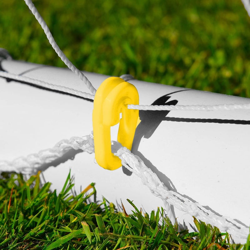 Fitfix ® Soccer Goal Net Clips, Pack of 80 Pcs Soccer Goal Accessory (Yellow) - Image 1