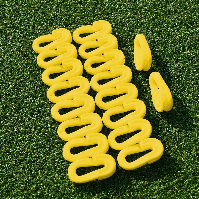 Fitfix ® Soccer Goal Net Clips, Pack of 80 Pcs Soccer Goal Accessory (Yellow) - Image 4