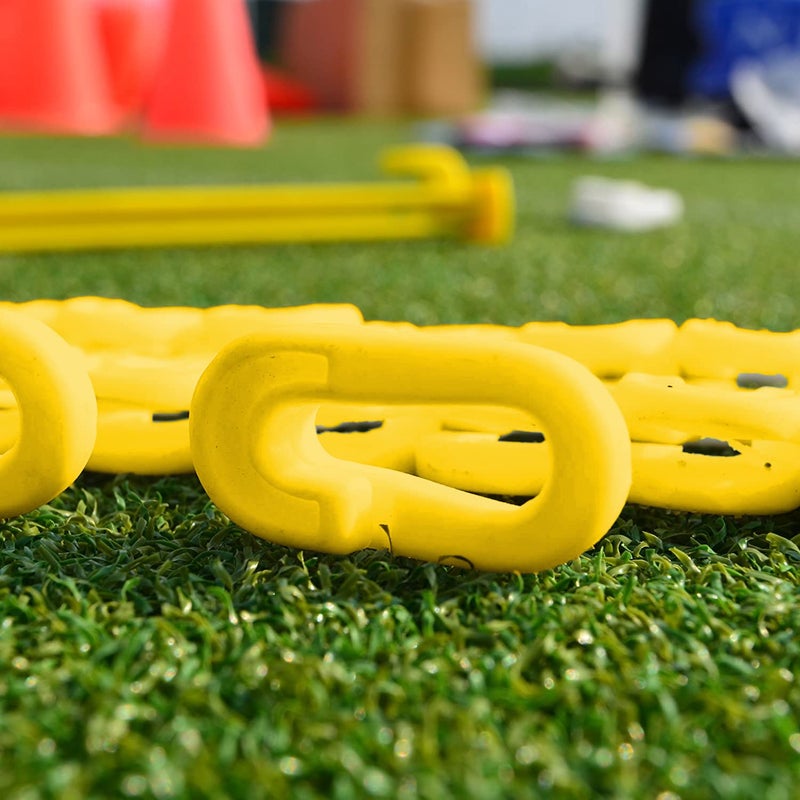 Fitfix ® Soccer Goal Net Clips, Pack of 80 Pcs Soccer Goal Accessory (Yellow) - Image 3
