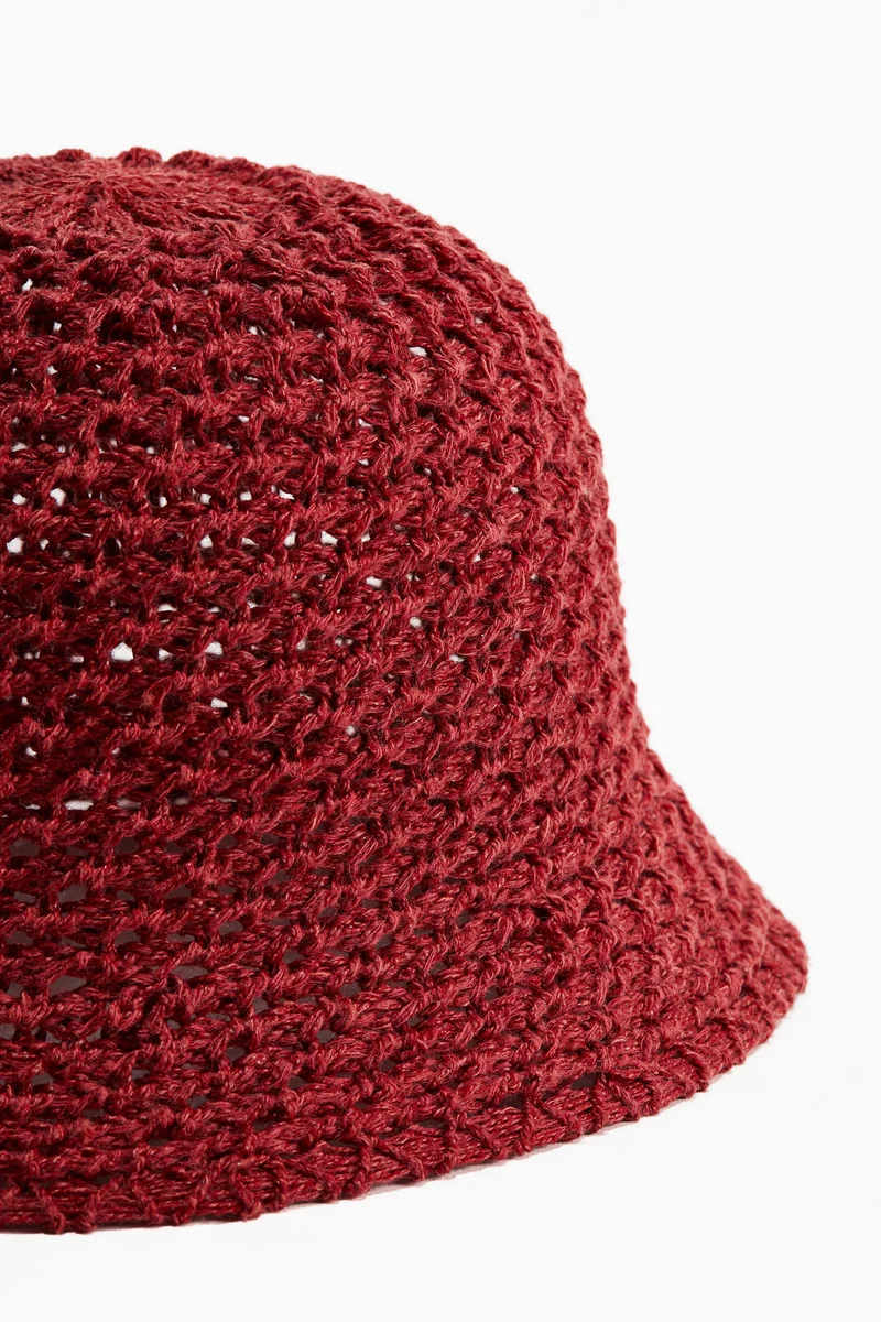 H&M Crochet-look bucket hat