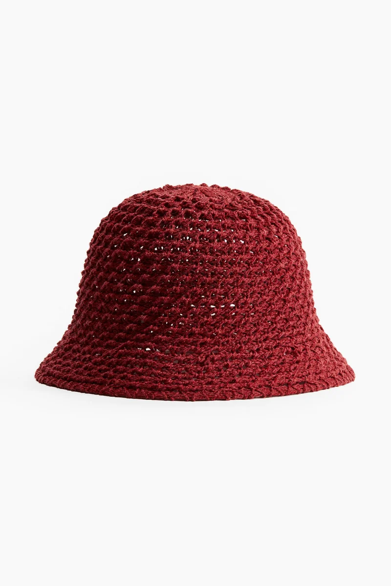 H&M Crochet-look bucket hat