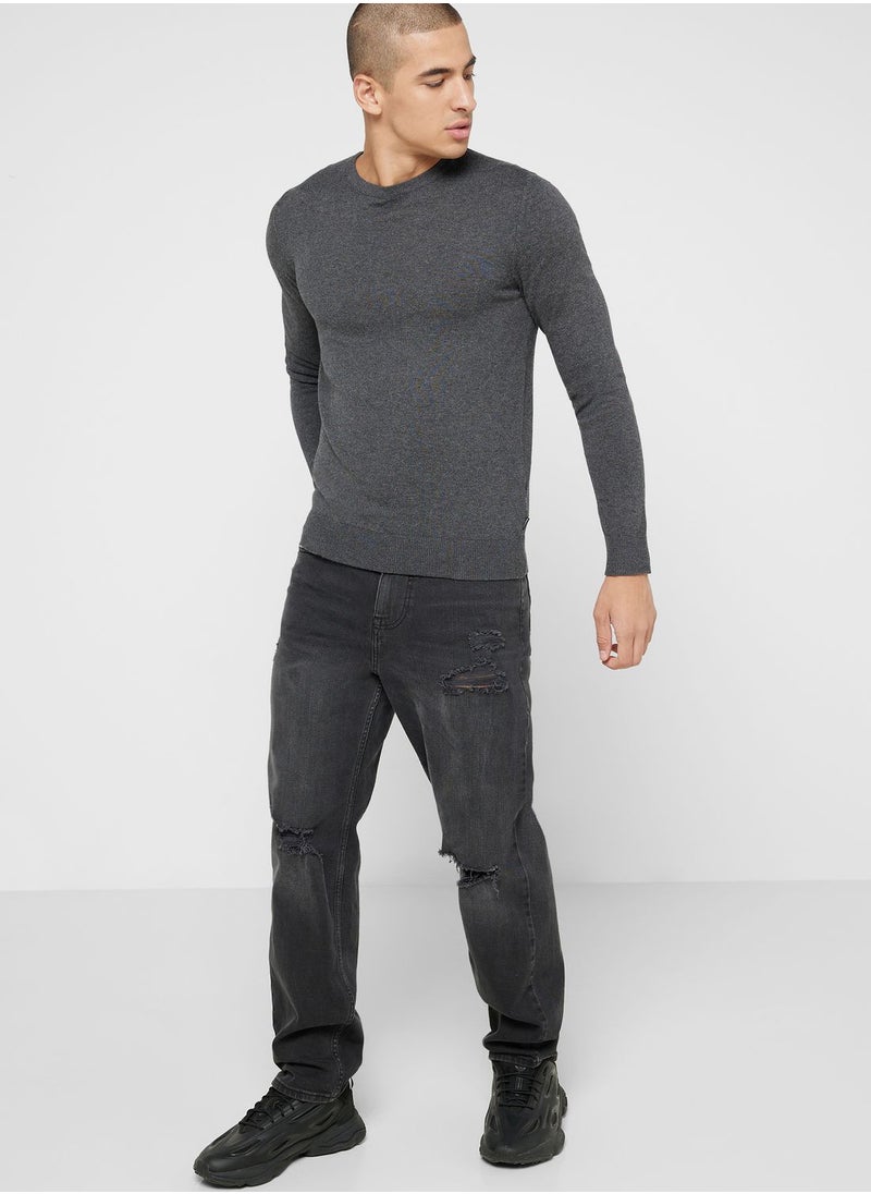 JACK & JONES - Essential Crew Neck T-Shirt - Image 1