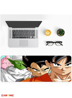 CARONIC Large Gaming Mouse Pad with Superior Micro Weave Cloth Extended Desk Mousepad with Stitched Edges Non-Slip Base Water Resist Keyboard Pad For Gamer And Office Home DBZ 300  - Image 4