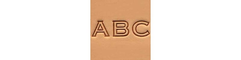 Tandy Leather Craftool 12 13 mm Block Alphabet Set 814300