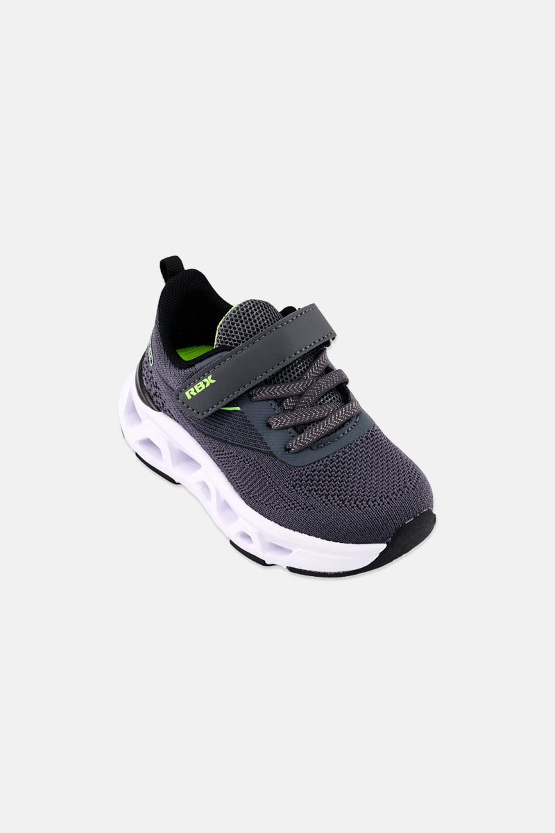 RBX Toddlers Boy Velcro Closure Outdoor Shoes, Grey - Image 1