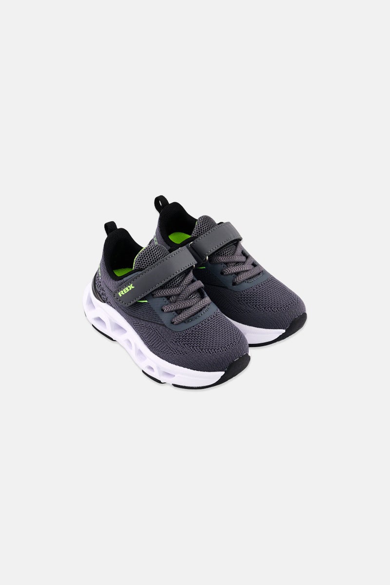 RBX Toddlers Boy Velcro Closure Outdoor Shoes, Grey - Image 4