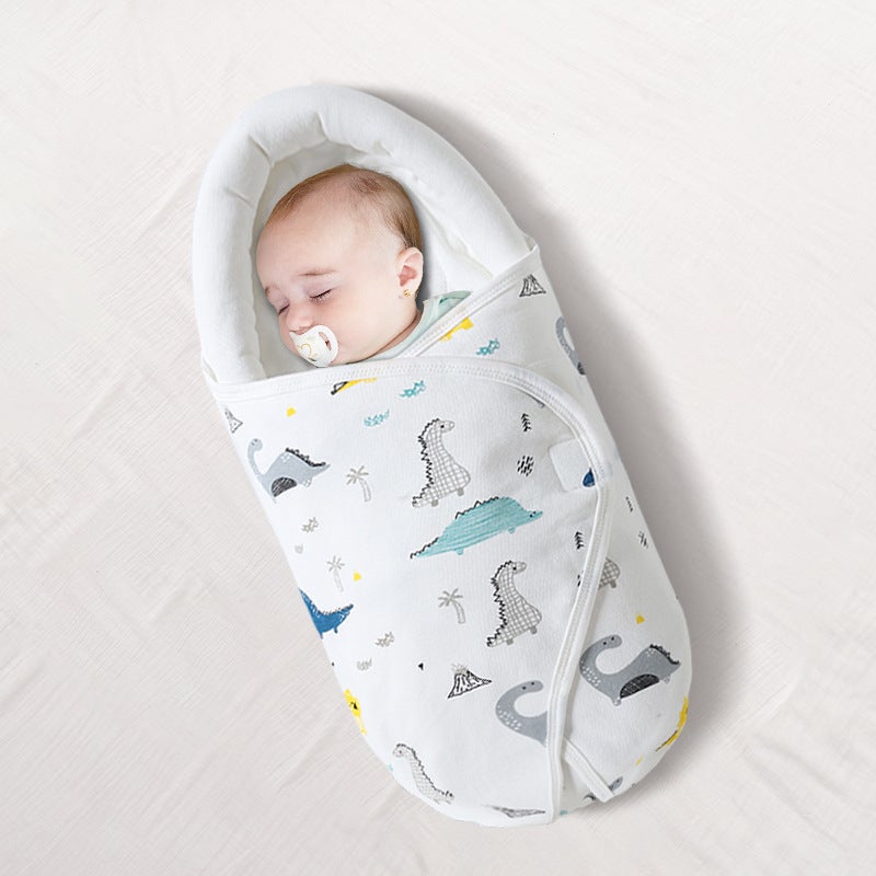 Newborn Baby Holding Quilt Double Cotton Quilt Newborn Baby Windproof Bag Blanket Cover Thin Swaddling Sleeping Bag - Image 2