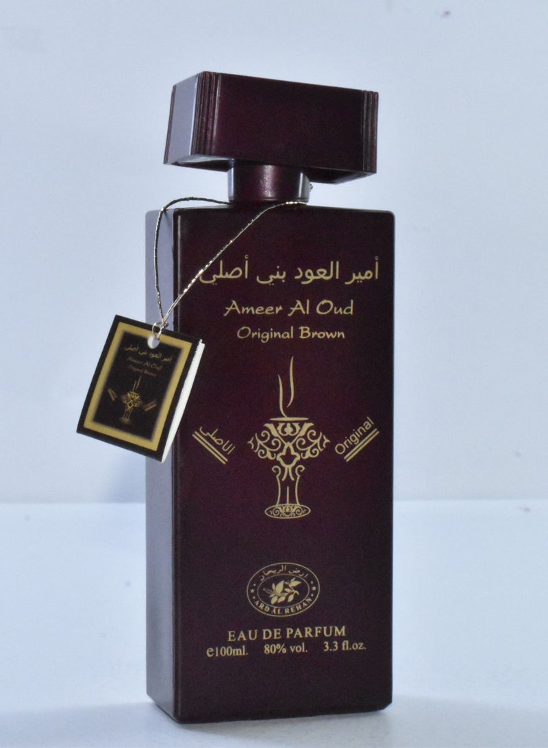 أرض الريحان امير العود بني اصلي 100 مل EDP - Image 2