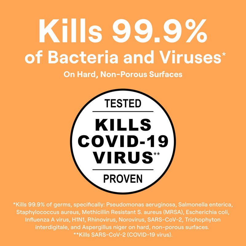 Seventh Generation Lemongrass Citrus Disinfecting Multi-Surface Cleaner - 26 Oz, Pack of 4 - Image 3