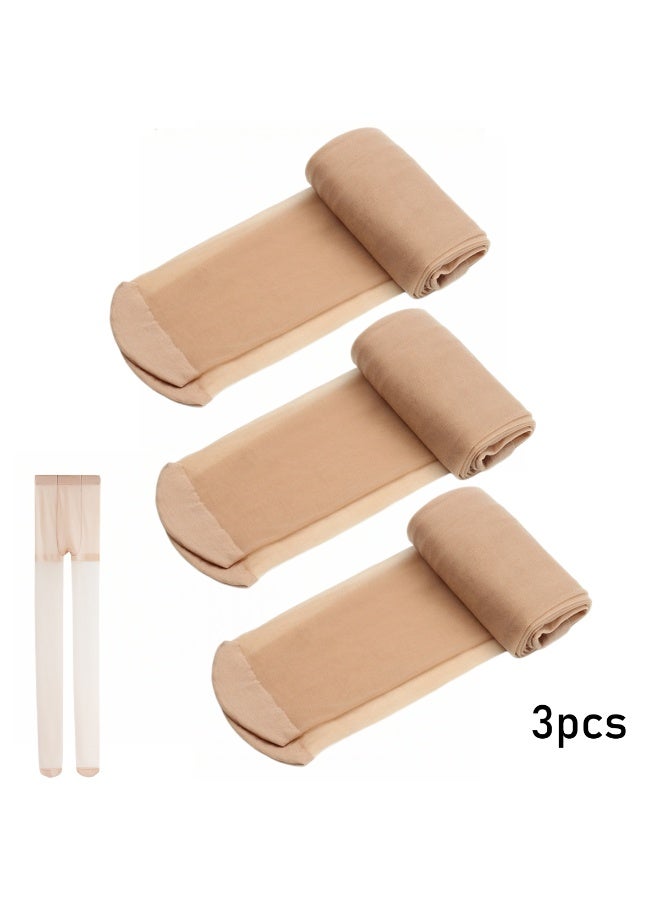 High Quality Silk Stockings,Pantyhose（3 Pair） - Image 1