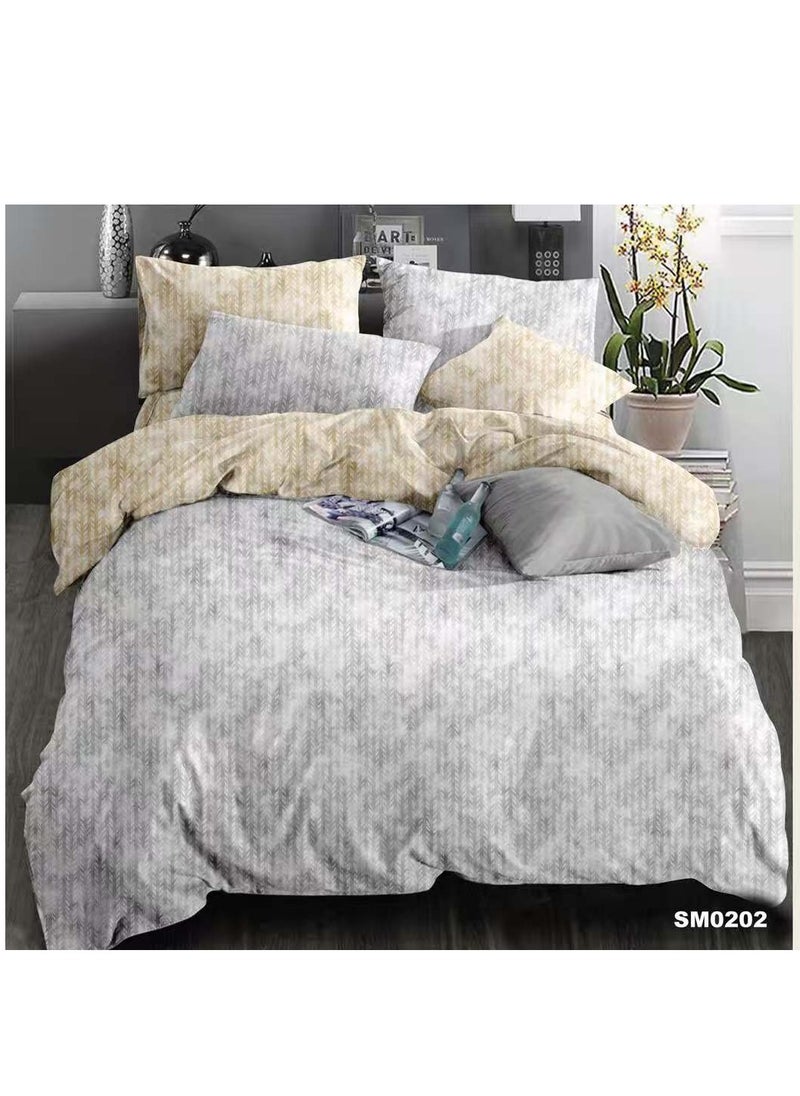 Generic - 8 Pieces Comforter Double Size 240x220cm pure cotton filled Comforter Set Polyester soft quilt Bedding Set for All Season - Image 1