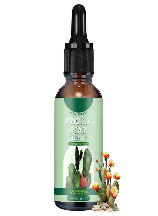 INSEEK Organic Prickly Pear Seed Oil for Face, Natural Cold-Pressed Prickly Pear Cactus Seed Oil for Skin, Hair, Body, Nails Moisturizer, Antioxidant, Deep Moisturizing, Barrier Skin Repair - Image 1