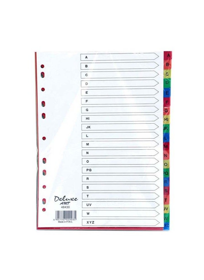 Deluxe Deluxe A4 Divider A T Z Colour 