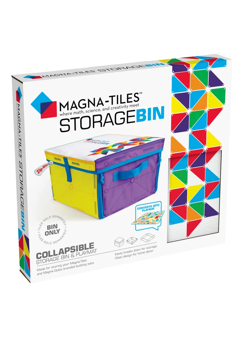MAGNA-TILES Storage Bin & Interactive Play-Mat