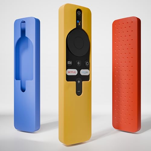 ZdalaMit Silicone Tv Remote Cover Compatible with Xiaomi Mi TV Voice Model 4X (65,55,50,43 inch)/4A (40 inch) Protective Case (Remote Not Included) (Yellow) - Image 1