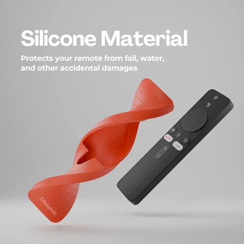ZdalaMit Silicone Tv Remote Cover Compatible with Xiaomi Mi TV Voice Model 4X (65,55,50,43 inch)/4A (40 inch) Protective Case (Remote Not Included) (Yellow) - Image 2