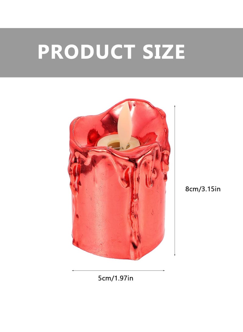 KASTWAVE Flameless LED Light Candles, Electronic Flickering Tea Candle Lights Decorative, Tea Candle Night Lamp for Home Wedding Birthday Party Holiday Decor Submersible Led Lights - Image 5