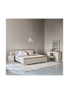 Home Box طقم غرفة نوم بروكلين 6 قطع سوبر كينج 212.5 × 100 × 210.5 سم  - Image 1