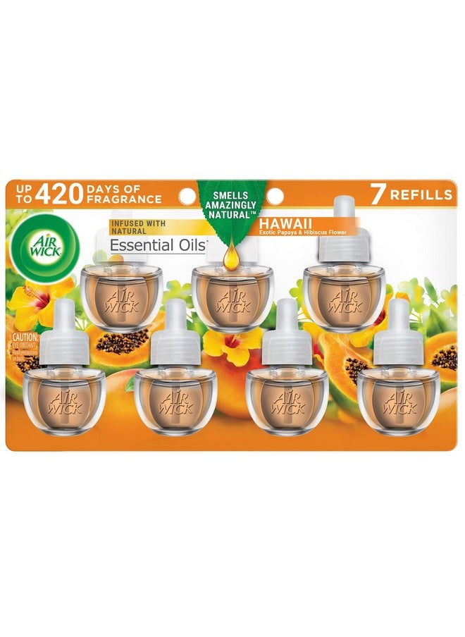 Air Wick Air Wick Plug in Scented Oil Refill, 7 ct, Hawaii, Air Freshener, Essential Oils  - Image 1