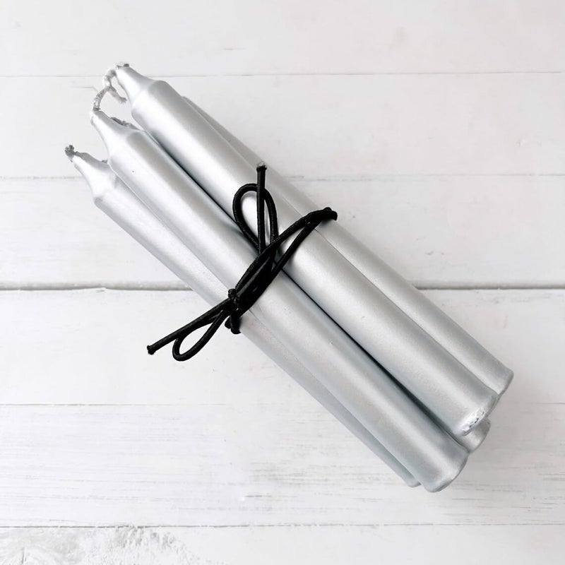 Luces Luces Pack of 24 Silver Stick Candles Ritual Chime Candles Specially Healing Chakras Home Decor Diwali Decoration Birthday Festival Celebration - Image 4