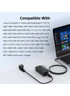 ARNOTEC Charger USB-C 65W for Lenovo Dell Samsung HP Chromebook Type C USB-C Series Laptop AC adapter  - Image 4