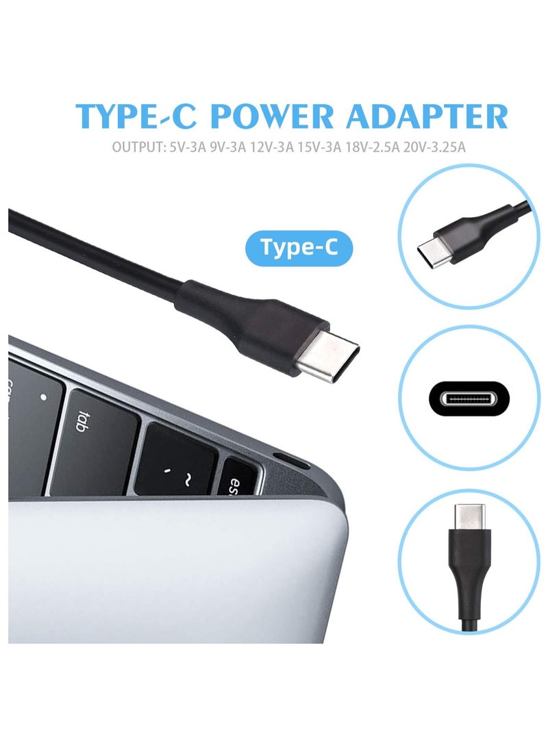 ARNOTEC شاحن USB-C 65 وات ليلوفو ديل سامسونج اتش بي كروم بوك نوع C محول التيار المتردد لابتوب USB-C - Image 4