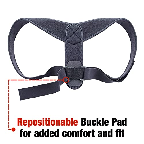 ACE Brand Posture Corrector, Posture Correction, Adjustable, Hook-and-Loop Shoulder Straps Provide Secure Fit, Posture Support Fits Discreetly Under Clothing, One Size Fits Most - Image 4