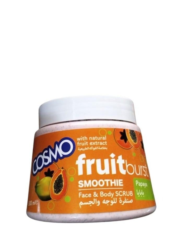 Cosmo Papaya Body & Face Scrub - 500ml