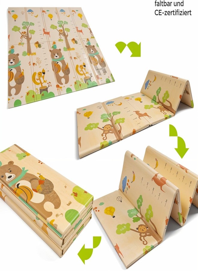 Todfod Foldable Baby Play Mat with Carry Bag, Thick Cushioned Waterproof Crawling Mat for Infants & Toddlers, Reversible Non Toxic Foam Floor Mat for Nursery, Playroom, Indoor Use - Image 4