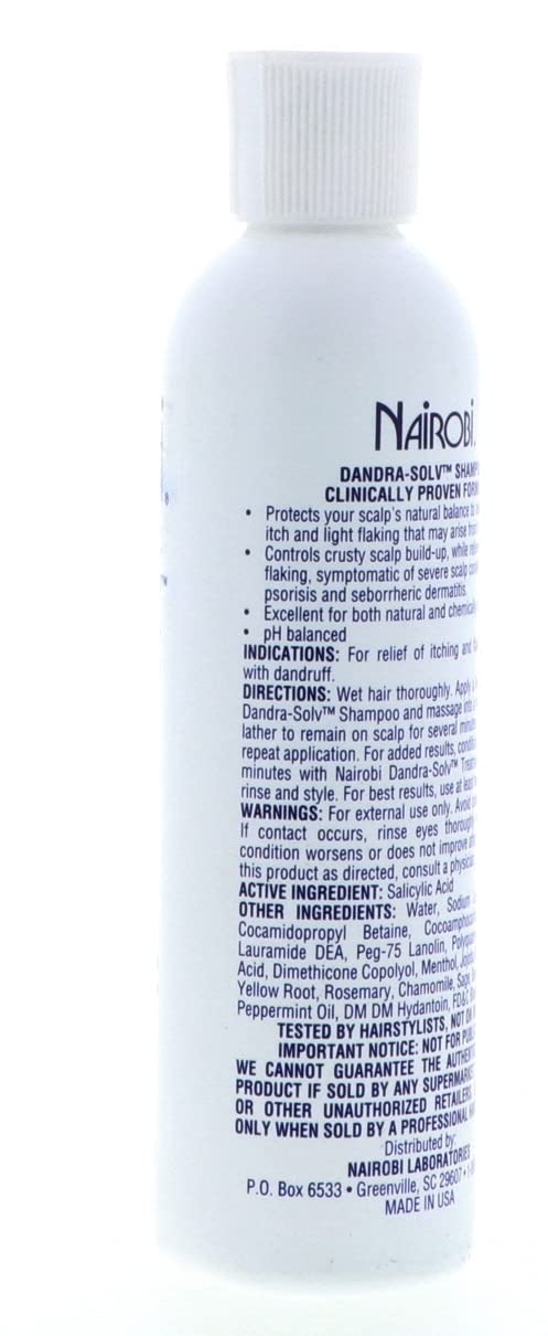 Nairobi Therapeutic Dandra-Solv Moisturizing Shampoo for Unisex By Nairobi, 8 Ounce - Image 5
