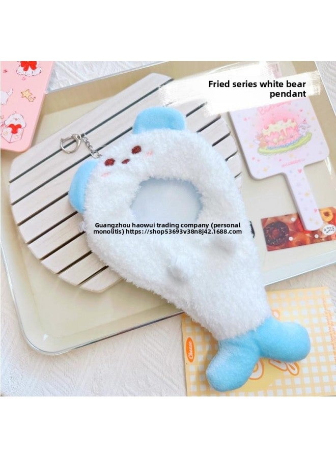 Doll 10cm Cotton Doll Starfish Body Normal Body 15cm Clothes Skirt Year Jumpsuit Collection-Specifications:10cm-Color:10cm Wool Pants Tea Blue