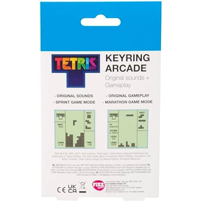 FIZZ CREATION TETRIS KEYRING ARCADE B/O - Image 5