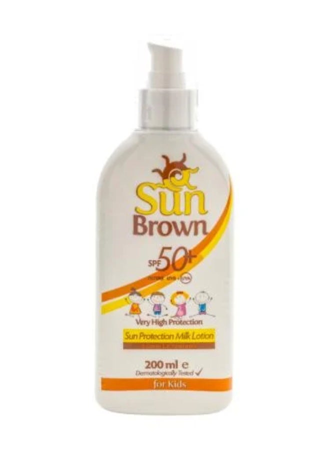 Sun Brown Kids Sun Protection Milk Lotion SPF 50+