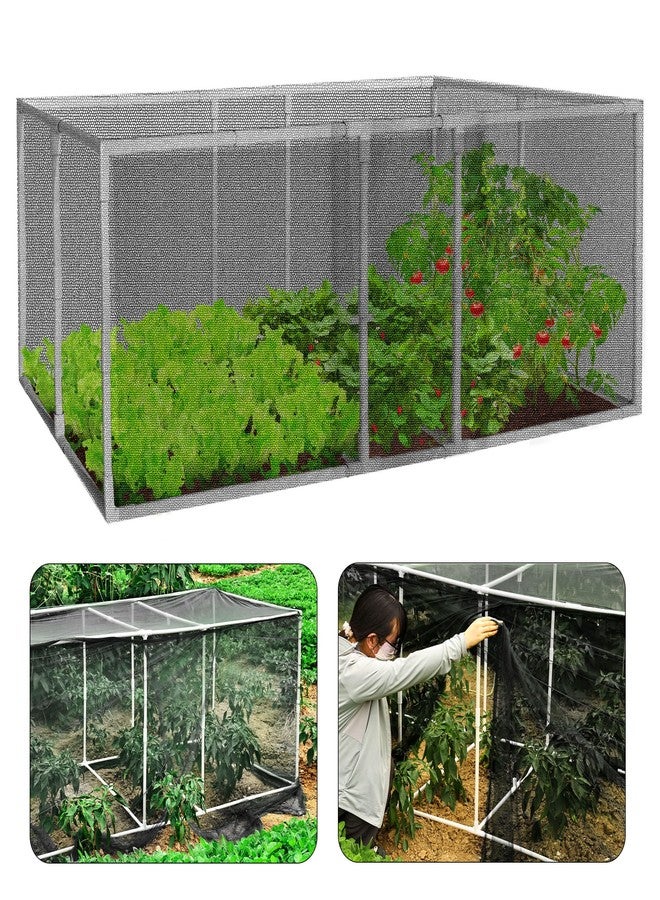 warmfarm 72 * 33 * 30 in Detachable Crop Cages for Garden, Plant Protection Tent with Garden Netting for Vegetables Fruits Flowers,Mesh Plant Covers for Outdoors (72 * 33 * 30 in) - Image 1