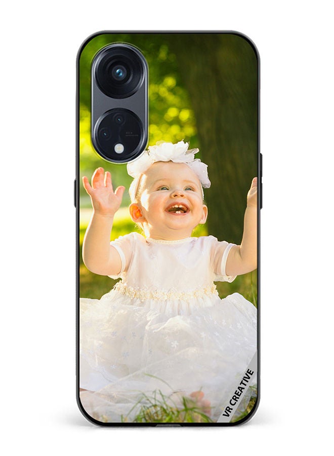 VR CREATIVE Protective Case Cover For Oppo Reno8 T 5G Princess Baby Girl Design Multicolour - Image 1