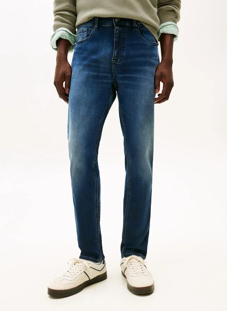 Austin Faded Slim Tapered Leg Jeans