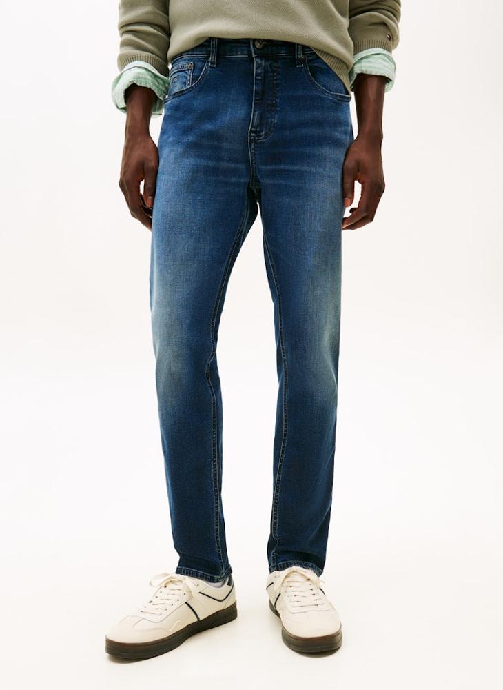 TOMMY JEANS Austin Faded Slim Tapered Leg Jeans - Image 1