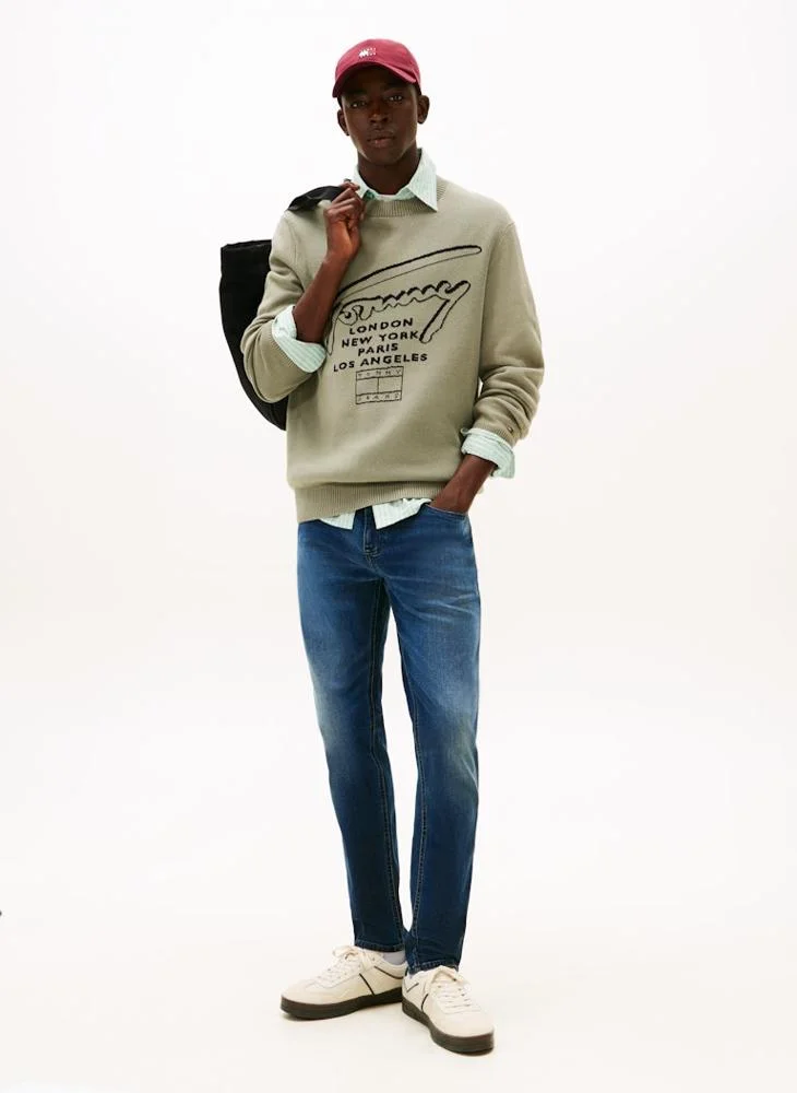 TOMMY JEANS Austin Faded Slim Tapered Leg Jeans