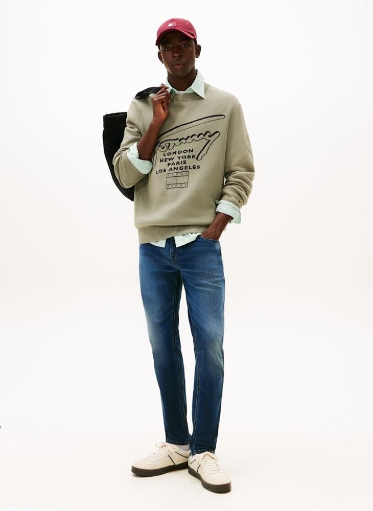 TOMMY JEANS Austin Faded Slim Tapered Leg Jeans - Image 5