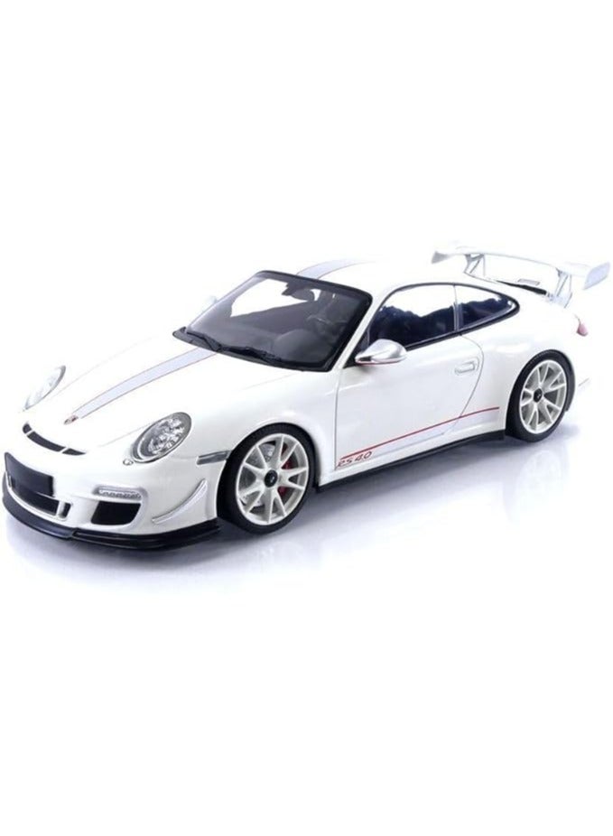 Bburago Collection Porsche 911 GT3 RS 4.0 White 1:18 Scale Car Special Edition  - Image 1