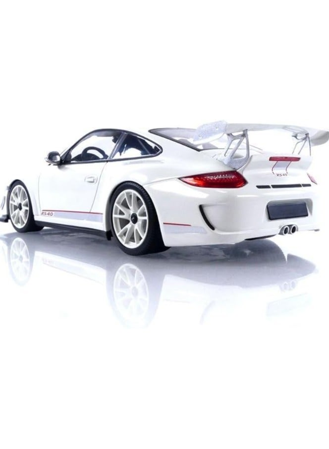 Bburago Collection Porsche 911 GT3 RS 4.0 White 1:18 Scale Car Special Edition  - Image 2
