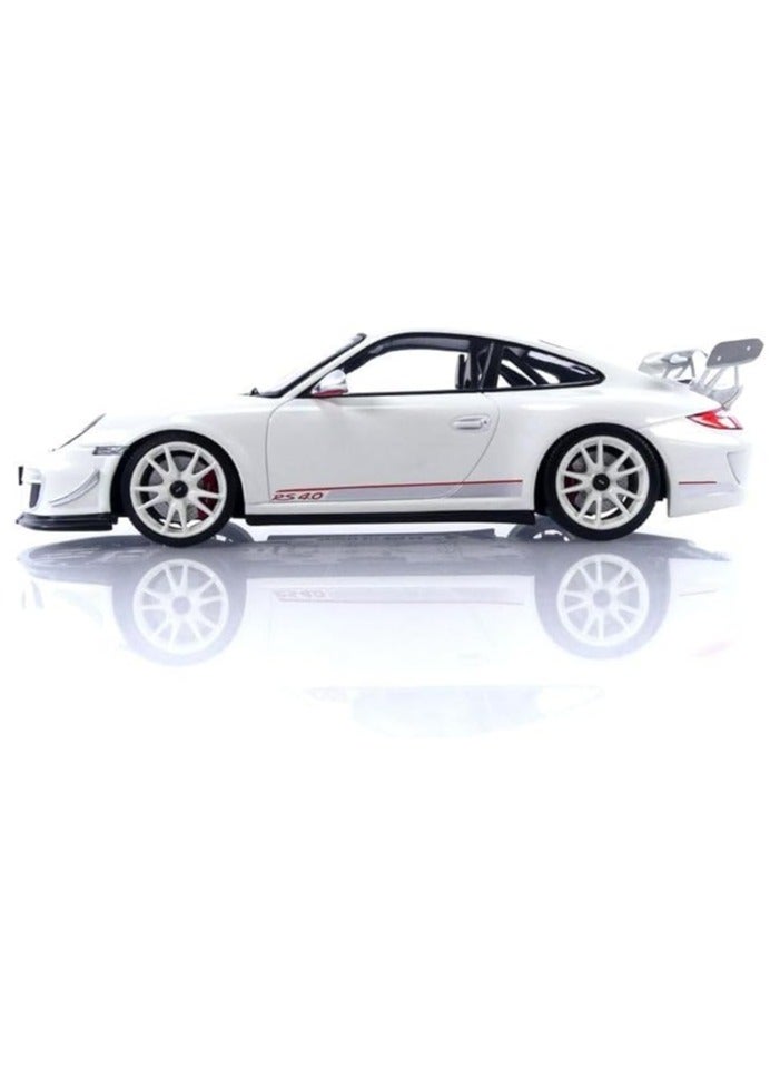 Bburago Collection Porsche 911 GT3 RS 4.0 White 1:18 Scale Car Special Edition  - Image 3