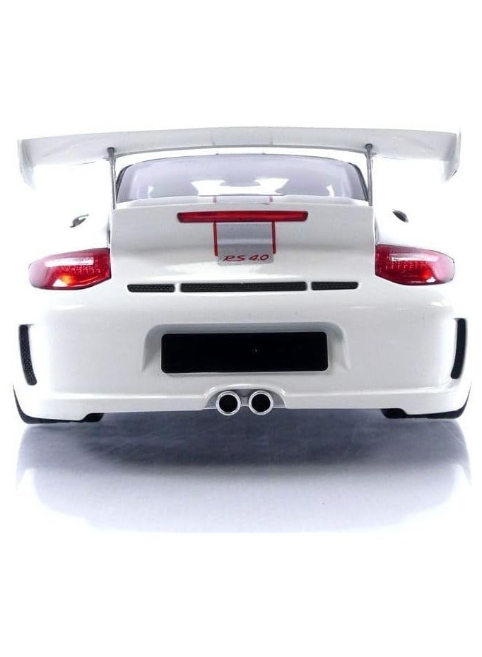Bburago Collection Porsche 911 GT3 RS 4.0 White 1:18 Scale Car Special Edition  - Image 4