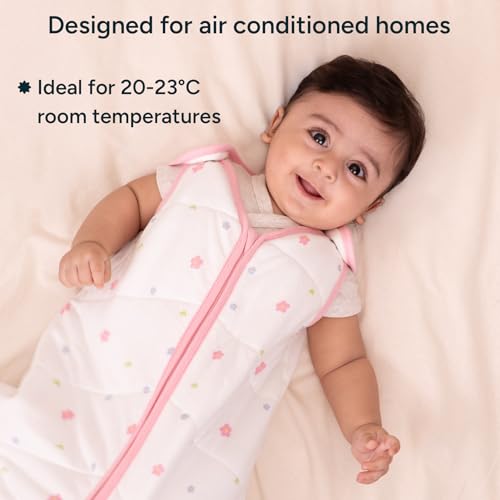 NINTARABABY 1.5 TOG Sleep Sack - Premium Organic Cotton, Soft, Breathable, Winter Swaddle & Wearable Blanket for Newborns, Infants (18-24 Months), Unisex Baby Sleeping Bag, Gifts for Babies - Image 2