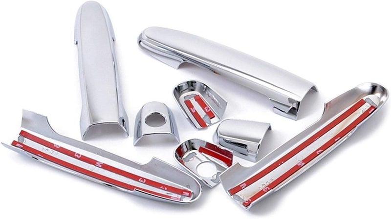 DEMULAX ABS Chrome Side Door Handle Cover for Toyota Yaris - Image 2