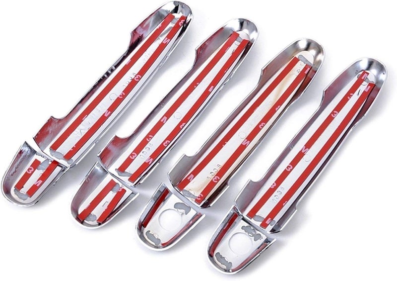 DEMULAX ABS Chrome Side Door Handle Cover for Toyota Yaris - Image 3