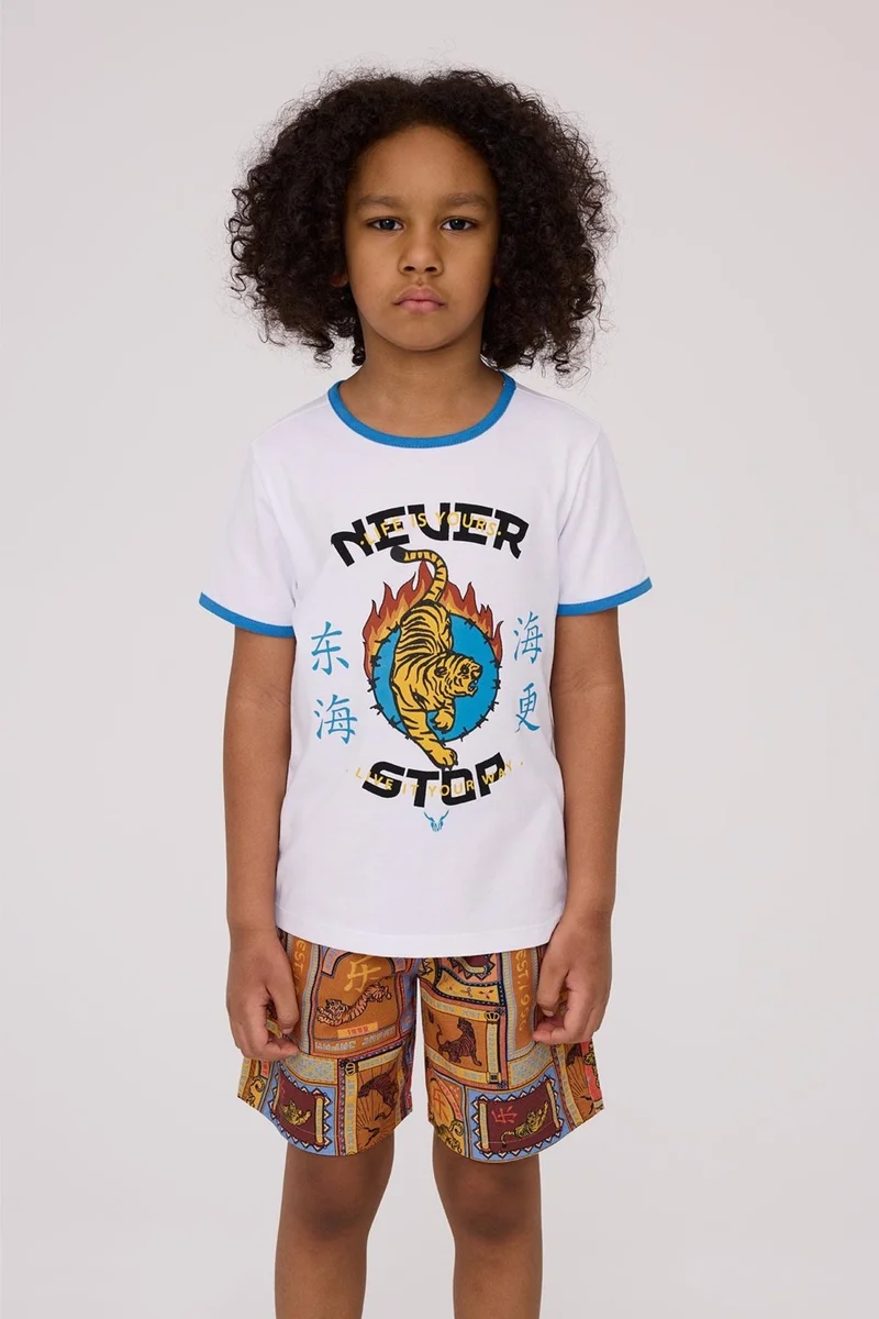 NEBBATI - Invalid brand Bg Store Boy White T-shirt