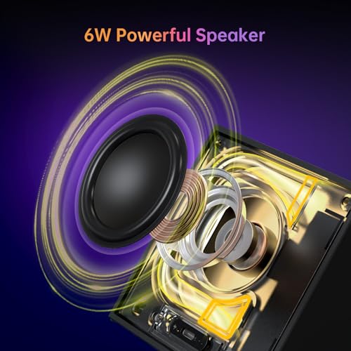 Divoom TimeBox Evo -- Pixel Art Bluetooth Speaker with 16x16 LED Display APP Control - Cool Animation Frame & Gaming Room Setup & Bedside Alarm Clock- Black - Image 3