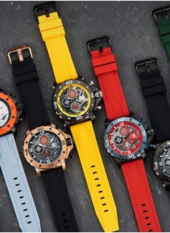T5 T5 Men's Chronograph Silicone strap Watch  - Image 3
