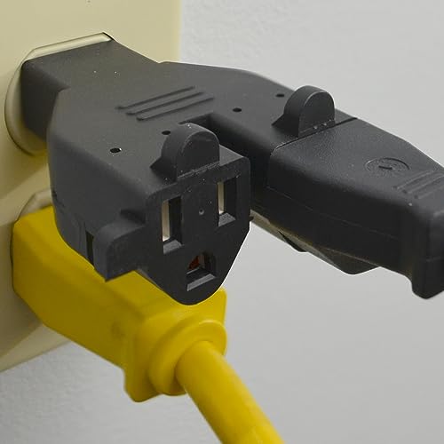 Conntek RL-30104 U.S. 3-Prong Heavy Duty Dual Outlet Adapter, Black - Image 3